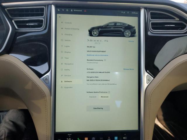 Photo 9 from auction – 2014 TESLA MODEL S with VIN 5YJSA1H15EFP48647