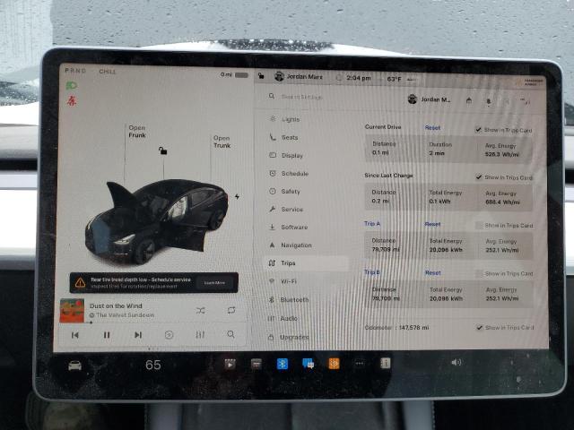Photo 9 from auction – 2021 TESLA MODEL 3 with VIN 5YJ3E1EA7MF030691