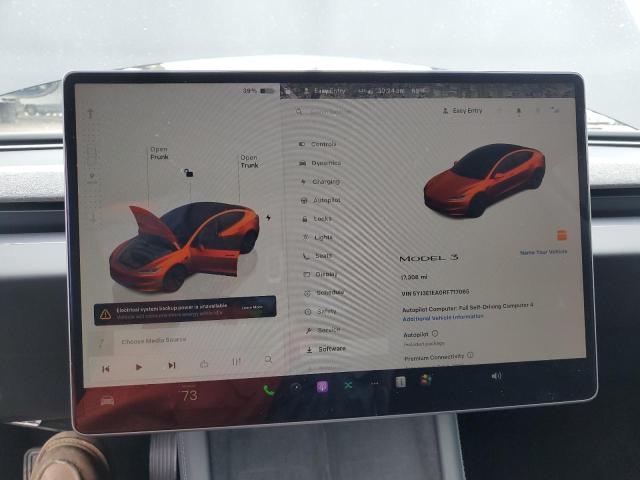Photo 9 from auction – 2024 TESLA MODEL 3 with VIN 5YJ3E1EA0RF717065