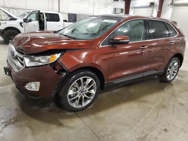 FORD EDGE TITAN 2015 with VIN 2FMPK4K81FBB45408 - Photo from auction