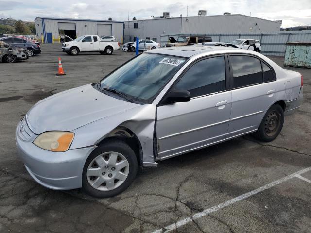 HONDA CIVIC EX 2001 with VIN 1HGES26701L033162 - Photo from auction