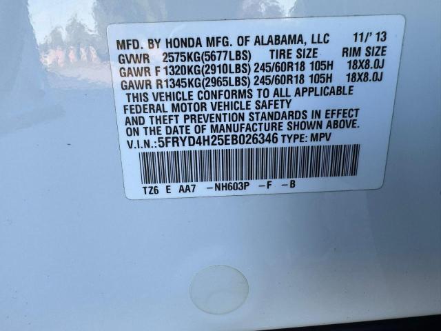Photo 10 from auction – 2014 ACURA MDX with VIN 5FRYD4H25EB026346