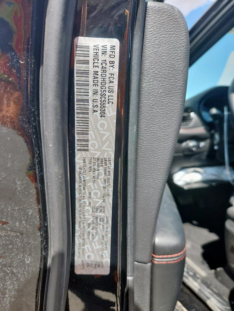 Photo 14 from auction – 2025 DODGE DURANGO GT with VIN 1C4RDHDG5SC555304