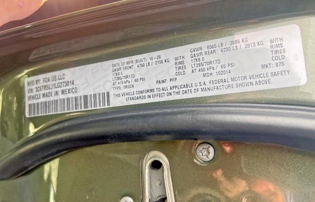 Photo 10 from auction – 2020 RAM 2500 POWER with VIN 3C6TR5EJ1LG273814