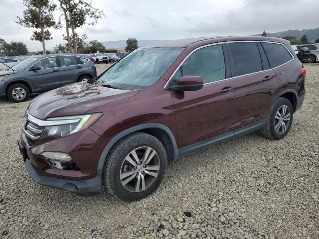 HONDA PILOT EXLN 2016 with VIN 5FNYF5H76GB049747 - Photo from auction
