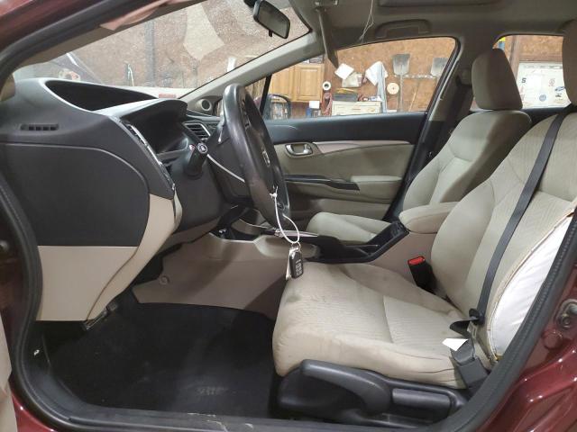Photo 7 from auction – 2014 HONDA CIVIC EX with VIN 19XFB2F84EE257707