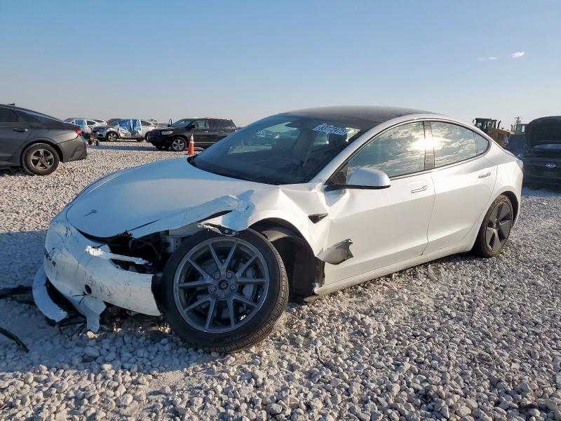 TESLA MODEL 3 2022 with VIN 5YJ3E1EB6NF157121 - Photo from auction