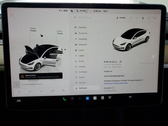 Photo 9 from auction – 2022 TESLA MODEL 3 with VIN 5YJ3E1EB4NF287642