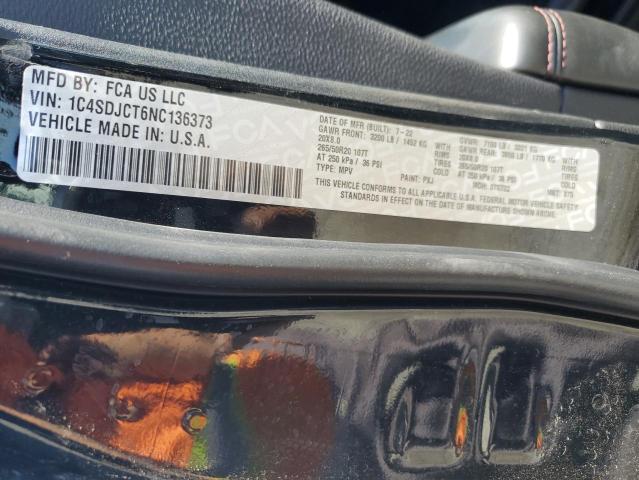Photo 14 from auction – 2022 DODGE DURANGO R/T with VIN 1C4SDJCT6NC136373
