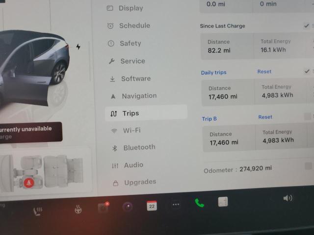 Photo 9 from auction – 2023 TESLA MODEL Y with VIN 7SAYGAEE2PF613762
