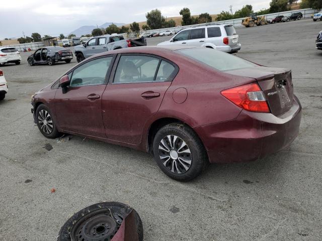 Photo 2 from auction – 2012 HONDA CIVIC LX with VIN 19XFB2F53CE330052