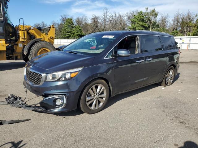 KIA SEDONA SXL 2016 with VIN KNDME5C19G6145923 - Photo from auction