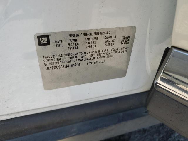 Photo 14 from auction – 2017 CHEV BOLT EV PREMIER with VIN 1G1FX6S02H4134494