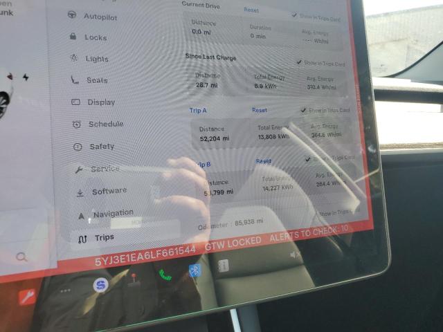 Photo 9 from auction – 2020 TESLA MODEL 3 with VIN 5YJ3E1EA6LF661544