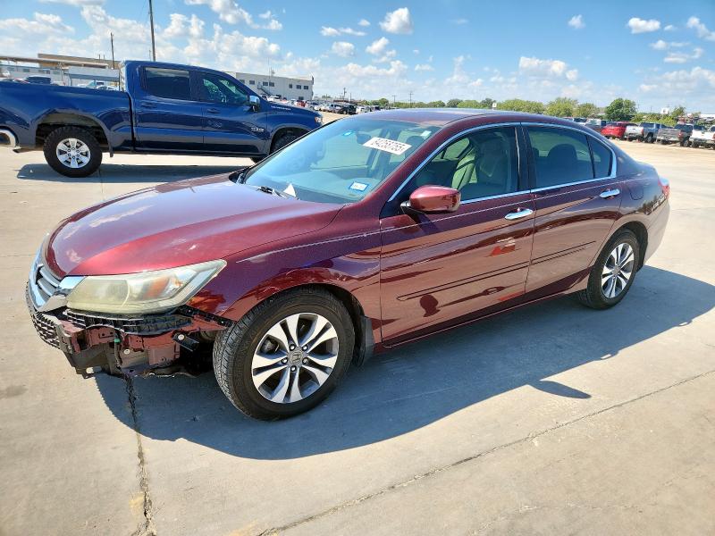 HONDA ACCORD LX 2014 with VIN 1HGCR2F38EA148402 - Photo from auction