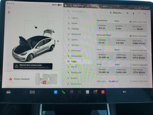 Photo 9 from auction – 2019 TESLA MODEL 3 with VIN 5YJ3E1EB5KF421943