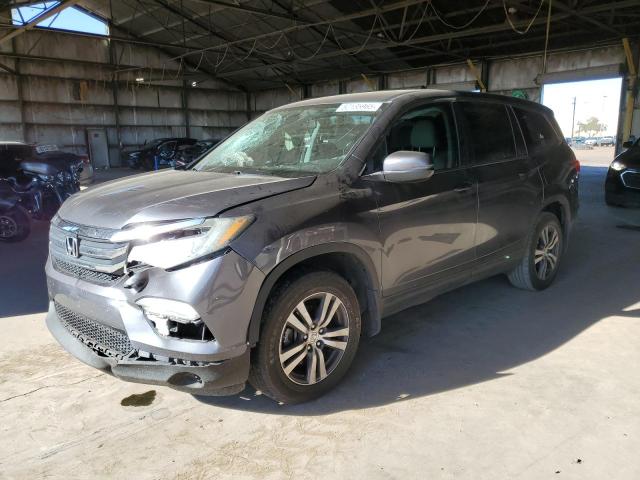HONDA PILOT EX 2018 with VIN 5FNYF5H37JB006992 - Photo from auction