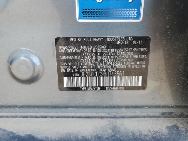 Photo 14 from auction – 2011 SUBARU FORESTER with VIN JF2SHCDC9BH743561