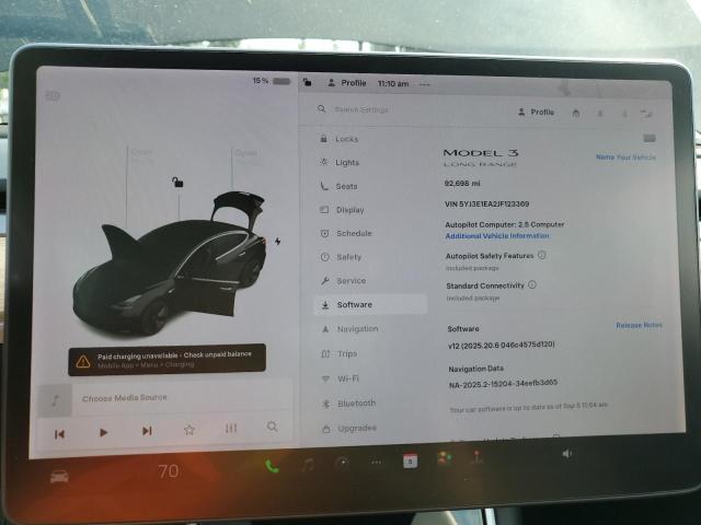 Photo 9 from auction – 2018 TESLA MODEL 3 with VIN 5YJ3E1EA2JF123369
