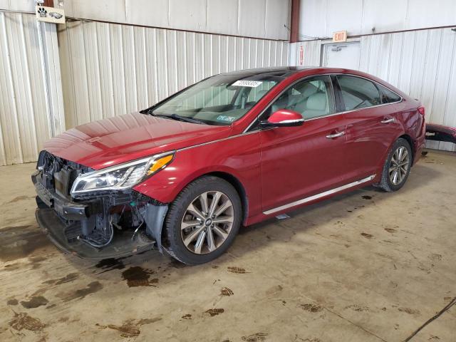 HYUNDAI SONATA SPO 2016 with VIN 5NPE34AF6GH331704 - Photo from auction