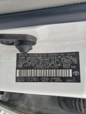 Photo 14 from auction – 2010 TOYOTA PRIUS with VIN JTDKN3DU2A5175220