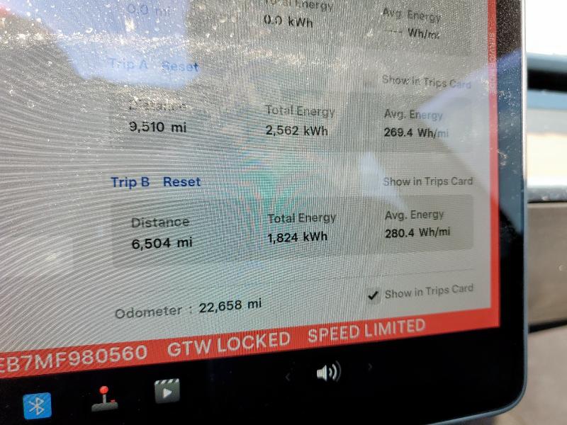 Photo 9 from auction – 2021 TESLA MODEL 3 with VIN 5YJ3E1EB7MF980560