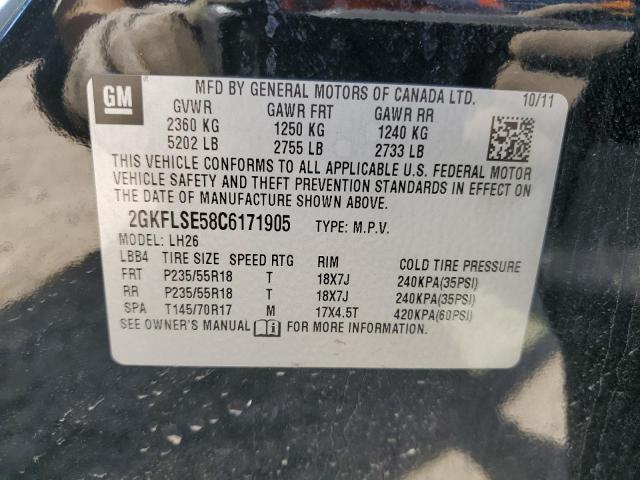Photo 14 from auction – 2012 GMC TERRAIN SLE with VIN 2GKFLSE58C6171905