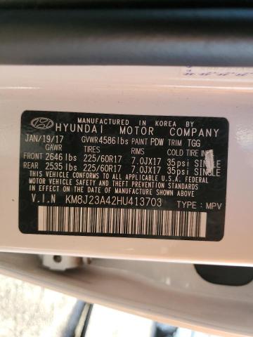 Photo 14 from auction – 2017 HYUNDAI TUCSON SE with VIN KM8J23A42HU413703