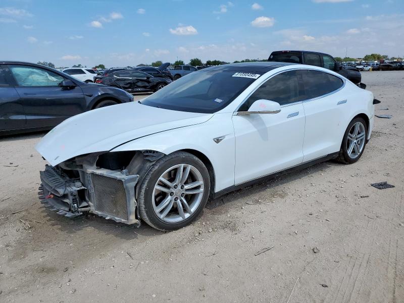 TESLA MODEL S 2014 with VIN 5YJSA1H19EFP30717 - Photo from auction