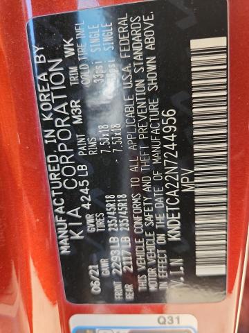 Photo 14 from auction – 2022 KIA SELTOS SX with VIN KNDETCA22N7244956