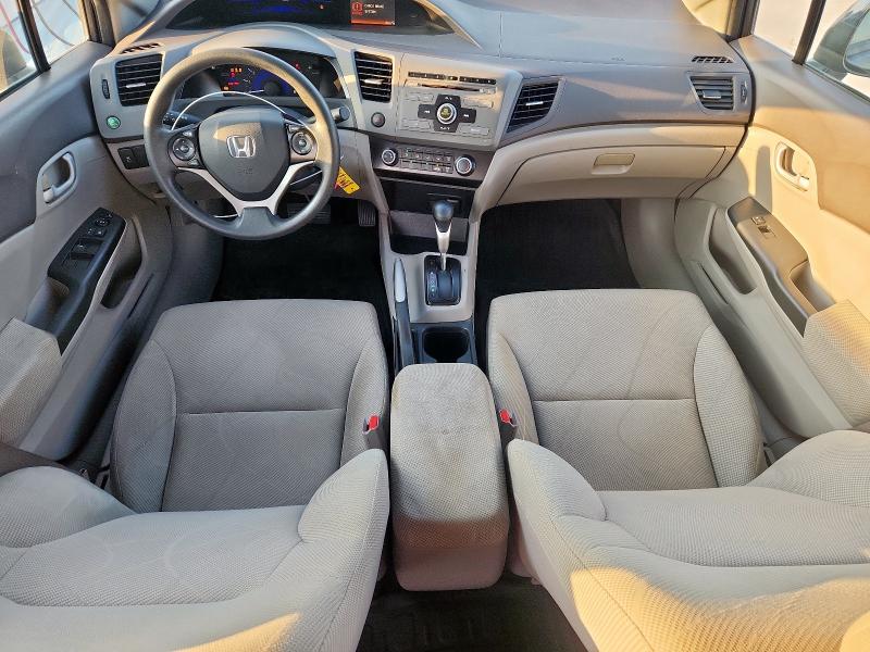 Photo 8 from auction – 2012 HONDA CIVIC LX with VIN 2HGFB2F59CH504602