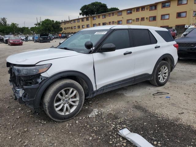 FORD EXPLORER P 2022 with VIN 1FM5K8ABXNGB51209 - Photo from auction