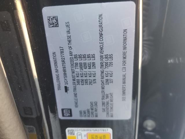 Photo 14 from auction – 2025 CADILLAC ESCALADE V with VIN 1GYS9HR97SR277817