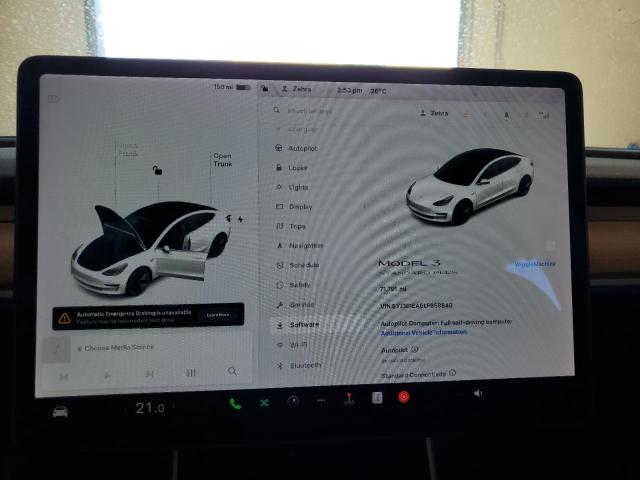 Photo 9 from auction – 2020 TESLA MODEL 3 with VIN 5YJ3E1EA6LF658840