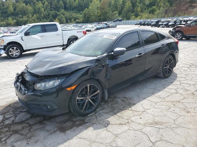 HONDA CIVIC EX 2018 with VIN 19XFC1E32JE003372 - Photo from auction