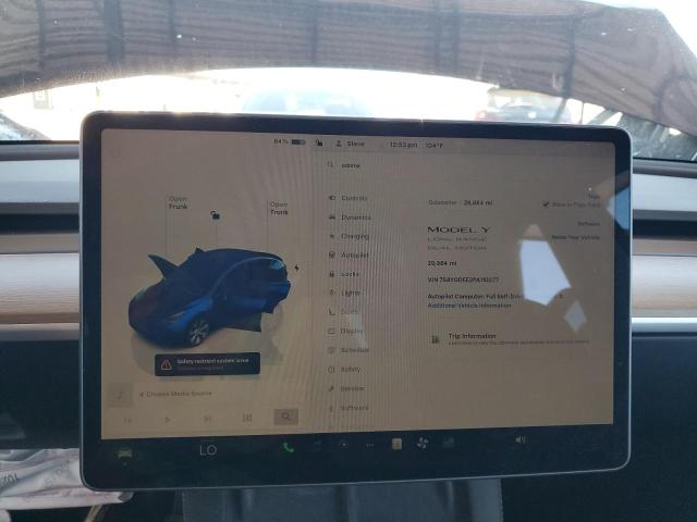 Фото 9 с аукциона – 2023 TESLA MODEL Y с VIN 7SAYGDEE2PA110277