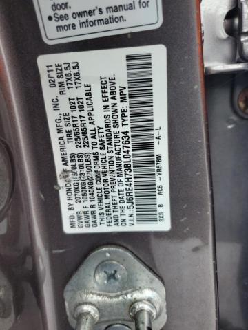 Photo 14 from auction – 2011 HOND CR-V EXL with VIN 5J6RE4H73BL047634