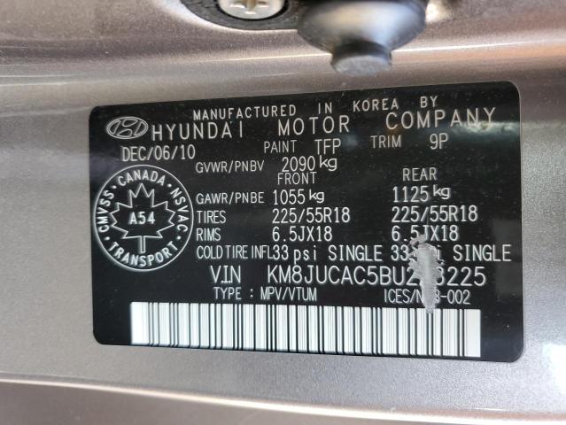 Photo 14 from auction – 2011 HYUNDAI TUCSON GLS with VIN KM8JUCAC5BU223225