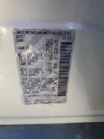 Photo 14 from auction – 2016 NISSAN ROGUE S with VIN 5N1AT2MVXGC758204