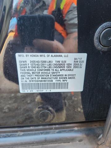 Photo 14 from auction – 2017 ACURA MDX TECHNO with VIN 5FRYD3H58HB012336