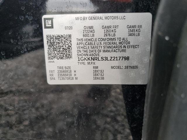 Photo 14 from auction – 2020 GMC ACADIA SLE with VIN 1GKKNRLS3LZ217798
