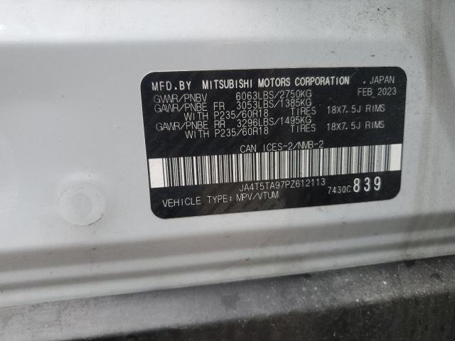 Photo 14 from auction – 2023 MITSUBISHI OUTLANDER with VIN JA4T5TA97PZ612113