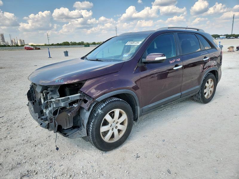 KIA SORENTO LX 2013 with VIN 5XYKT4A63DG400435 - Photo from auction