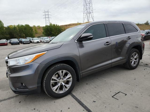 TOYOTA HIGHLANDER 2014 with VIN 5TDJKRFH4ES010373 - Photo from auction