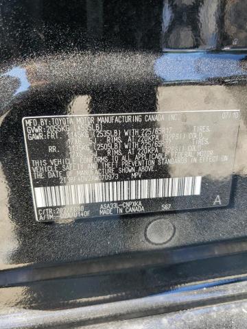 Photo 14 from auction – 2010 TOYOTA RAV4 with VIN 2T3BF4DV2AW070973