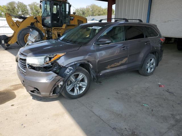 TOYOTA HIGHLANDER 2016 with VIN 5TDDKRFH7GS328195 - Photo from auction