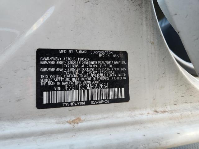 Photo 14 from auction – 2021 SUBARU CROSSTREK with VIN JF2GTHSC3MH652664