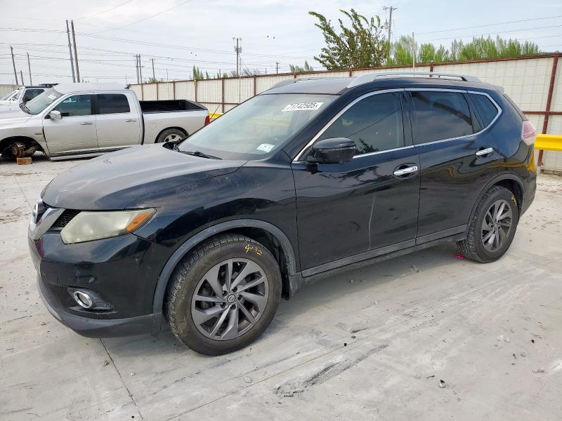 NISSAN ROGUE S 2016 with VIN 5N1AT2MT2GC755277 - Photo from auction