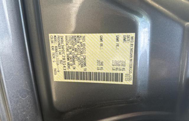 Photo 10 from auction – 2015 NISSAN ALTIMA 2.5 with VIN 1N4AL3AP1FC283143