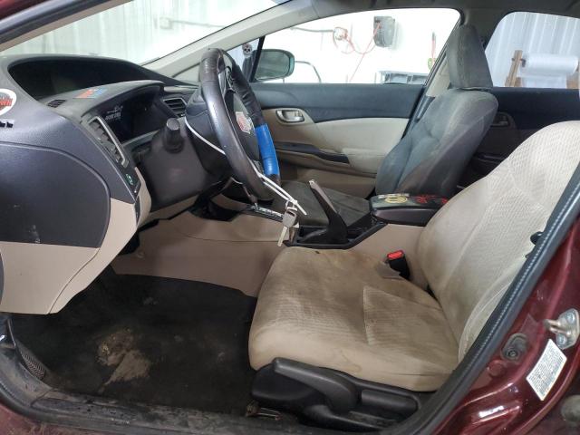 Photo 7 from auction – 2014 HONDA CIVIC LX with VIN 19XFB2F54EE043077